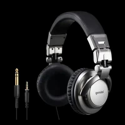 AUDIFONOS ESTEREO PROFESIONALES PARA DJ, CONECTOR 3.5MM CON ADAPTADOR 6.3MM, DRIVER DE 40MM