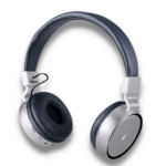Audífono Bluetooth Estéreo Diadema Plegable , MTK C4529 NEGRO-PLATEADO