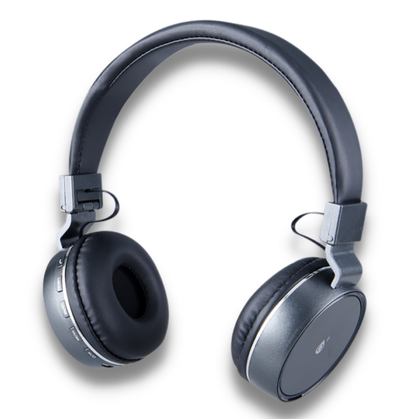 Audífono Bluetooth Estéreo Diadema Plegable , MTK C4529 NEGRO-PLOMO