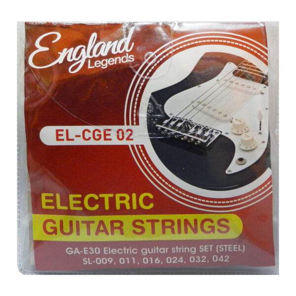 Cuerdas Para Guitarra Eléctrica , Color Niquelado , ENGLAND LEGENDS EL-CGE 02