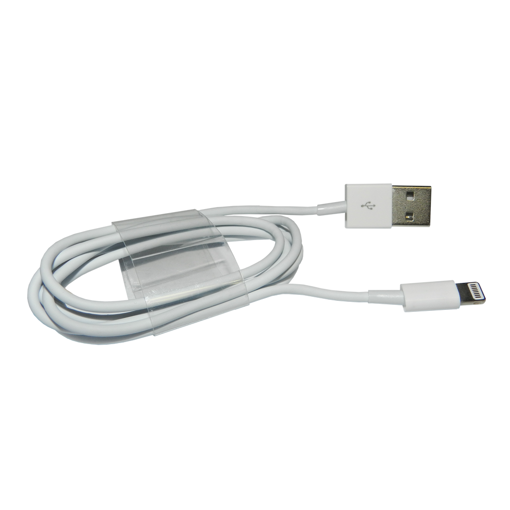 Cable USB a Iphone 5/6 1m BX Blanco en Ecuador