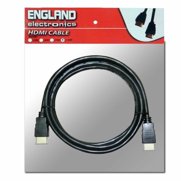 Cable HDMI Plug HDMI a Plug HDMI, 5 m Long. Cable, ENGLAND ELECTRONICS CA-HDMI-5M