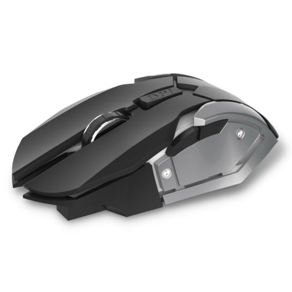 Mouse Gaming Inalámbrico , 6D , MTK GT722 NEGRO-GRIS