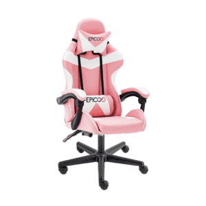 Silla Gamer Gamer , Rosa-Blanco , EPICCO EP-CH07 ROSA