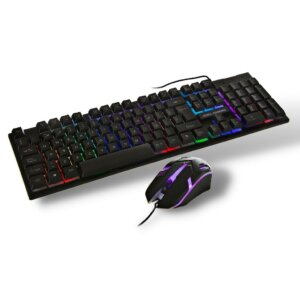 Kit Gaming Teclado RGB + Mouse 3D , JEDEL GAMING GK110+