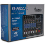 Consola de audio de 8 canales, Interfaz USB, Ecualizador de 7 bandas, England Sound, ES-PRODJ 8I