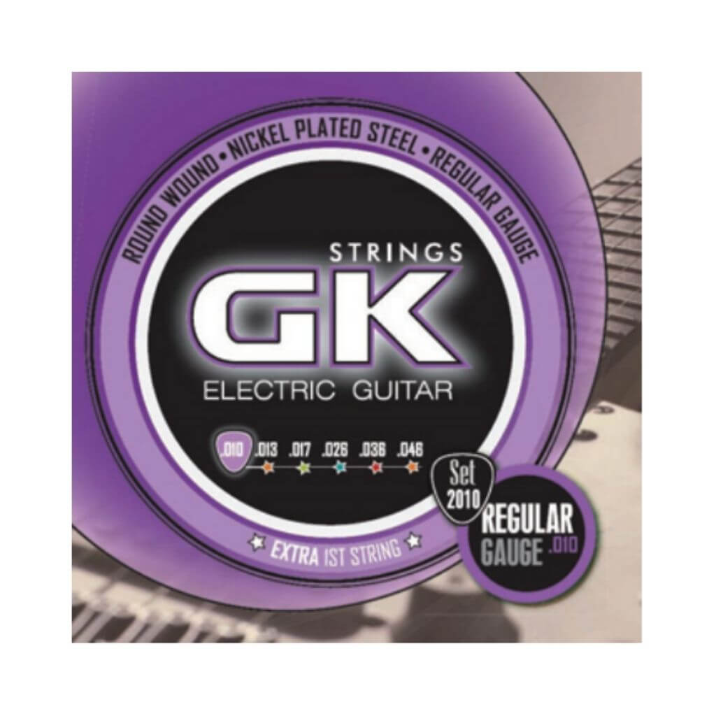 Set de cuerdas GK para Guitarra Eléctrica .010 MM