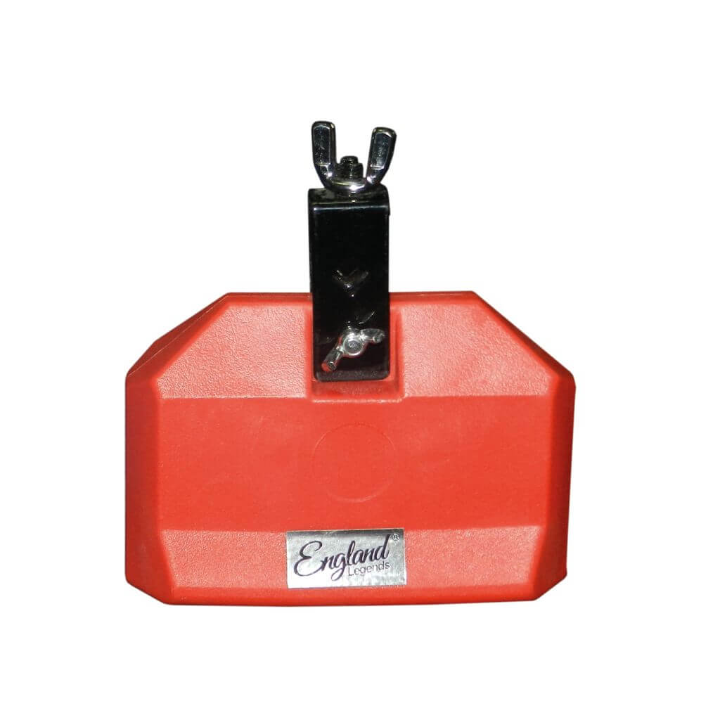 Jam block color rojo, de plástico, incluye sujetador ajustable.
