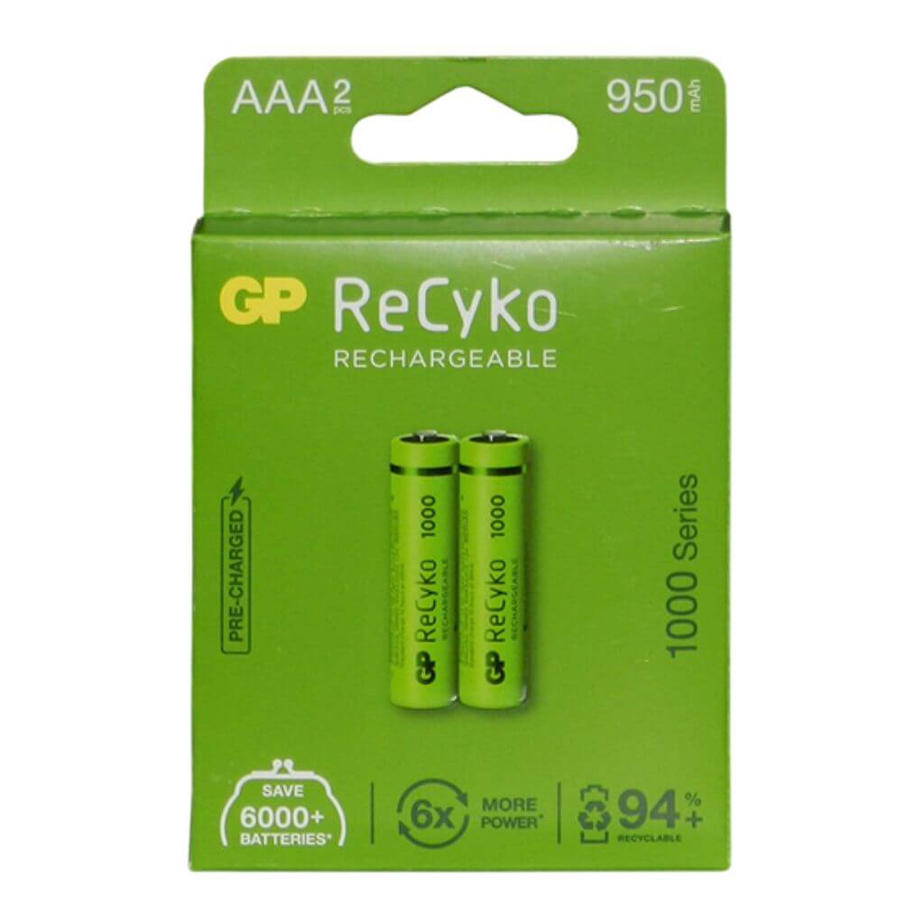 Batería AAA, recargable Recyko.