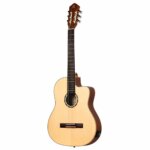 Guitarra Electroclásica 4/4, Color natural, Ortega, RCE125SN/