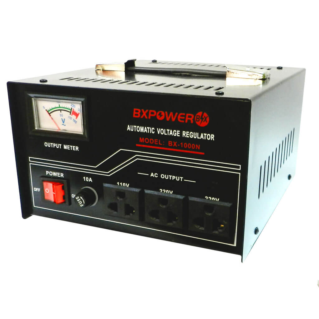 Regulador De Voltaje, 1000 Watts, 3 Tomas Polarizadas, 110/220v – Ac